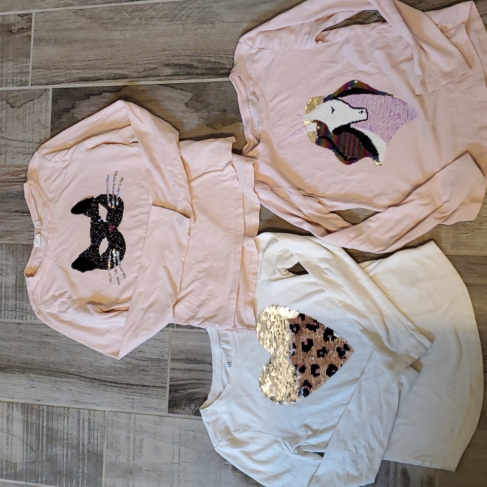 Gap Girls szM LS shirt lot